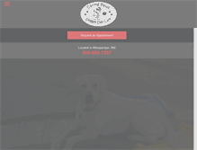 Tablet Screenshot of caringpawsdoggiedaycare.com